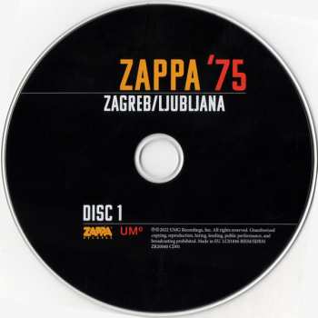 2CD Frank Zappa: Zappa '75 Zagreb/Ljubljana 393423