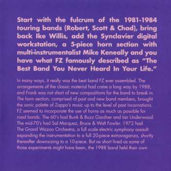 2CD Frank Zappa: Zappa '88: The Last U.S. Show LTD | DIGI 57132