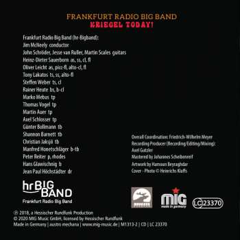 CD Frankfurt Radio Big Band: Kriegel Today! 95612