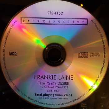 2CD Frankie Laine: That's My Desire: His 55 Finest, 1946-1958 269348