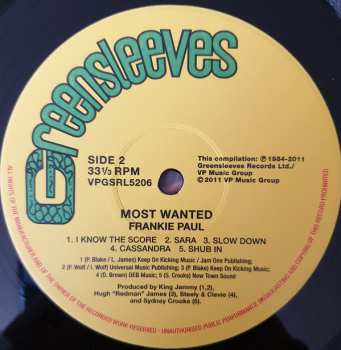 LP Frankie Paul: Most Wanted 115411