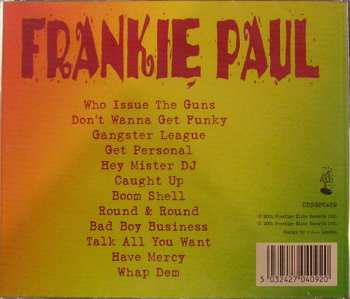CD Frankie Paul: Don't Wanna Get Funky 228840