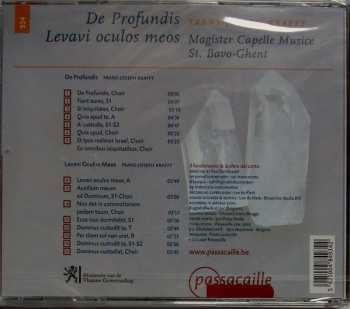 CD Frans Jozef Krafft: De Profundis Levavi Oculos Meos - Magister Capelle Musice St. Bavo-Ghent 396840