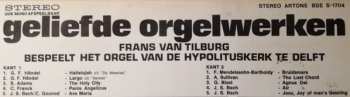 LP Frans van Tilburg: Geliefde Orgelwerken 521983