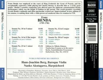 CD František Benda: Violin Sonatas 323024