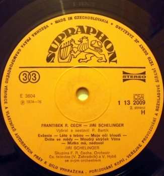 LP Jiří Schelinger: F. R. Čech, Schelinger