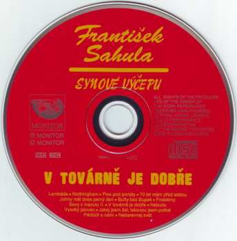 CD František Sahula: V Továrně Je Dobře 374598