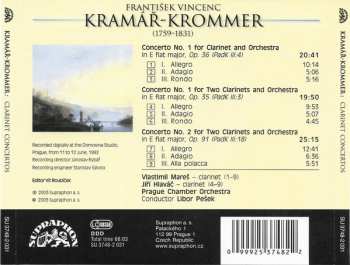 CD František Vincenc Kramář - Krommer: Clarinet Concerto / Concertos For 2 Clarinets 7184