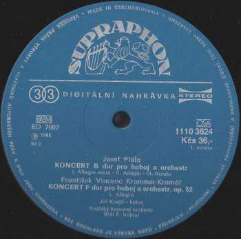 LP František Vincenc Kramář - Krommer: Oboe Concertos 532831