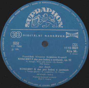 LP Prague Chamber Orchestra: Oboe Concertos