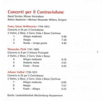 SACD Franz Anton Hoffmeister: Wiener Kontrabasskonzerte 475776