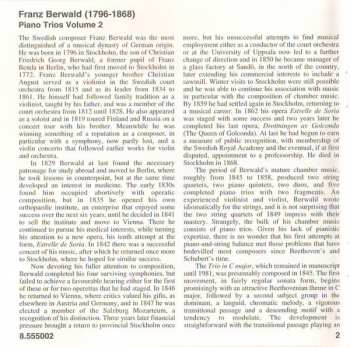 CD Franz Berwald:  Piano Trios Vol. 2 229807