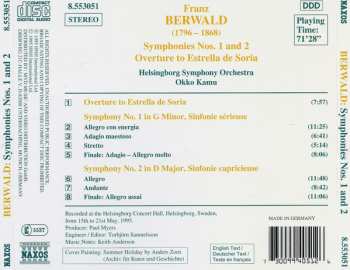 CD Franz Berwald: Symphonies, No. 1 "Sinfonie Sérieuse" No. 2 "Sinfonie Capricieuse" 176494