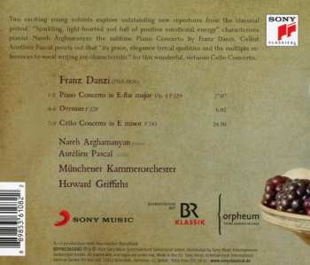 CD Franz Danzi: Overture; Cello Concerto; Piano Concerto 346157