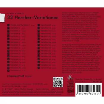 CD Franz Hummel: 33 Hercher Variations 369938