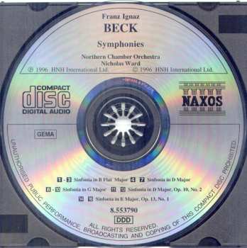 CD Franz Ignaz Beck: Symphonies 282538