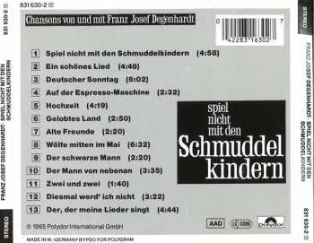 CD Franz Josef Degenhardt: Spiel Nicht Mit Den Schmuddelkindern 323010