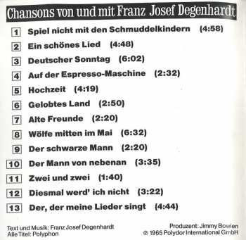 CD Franz Josef Degenhardt: Spiel Nicht Mit Den Schmuddelkindern 323010