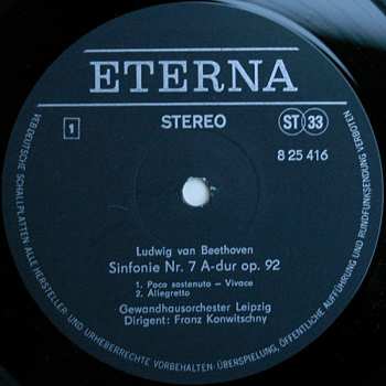 LP Ludwig van Beethoven: Sinfonie Nr.7 A-Dur Op.92