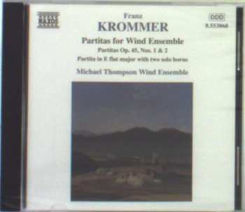 CD František Vincenc Kramář - Krommer: Partitas for Wind Ensemble 434638