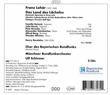 2CD Franz Lehár: Das Land Des Lächelns 120312