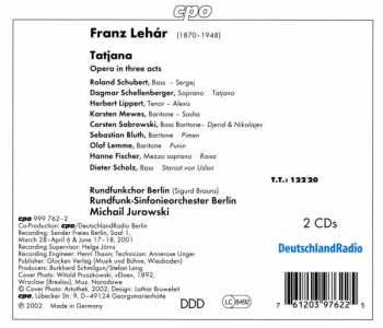 2CD Franz Lehár: Tatjana 152486