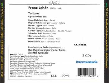2CD Franz Lehár: Tatjana 152486