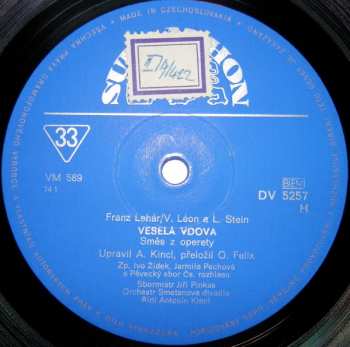 LP Franz Lehár: Veselá Vdova / Země Úsměvů