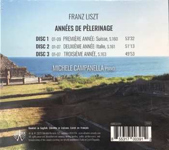 3CD/Box Set Franz Liszt: Années de Pèlerinage 477197