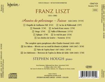 CD Franz Liszt: Années De Pèlerinage - Suisse 343350