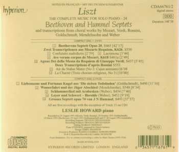 2CD Franz Liszt: Beethoven & Hummel Septets And Transcriptions Of Choral Works 299766