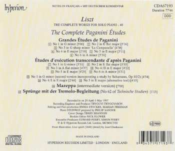 CD Franz Liszt: Complete Paganini Etudes 331636