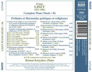 CD Franz Liszt: Complete Piano Music • 56 333080