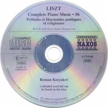 CD Franz Liszt: Complete Piano Music • 56 333080