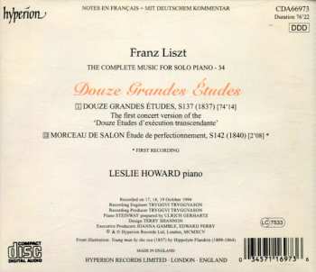 CD Franz Liszt: Douze Grandes Études 348454