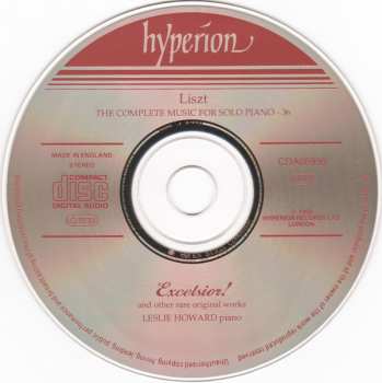 CD Franz Liszt: Excelsior! – And Other Rare – Original Works 328203