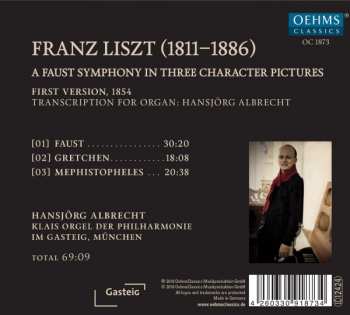 CD Franz Liszt: Faust - Symphonie Transcription For Organ 423793
