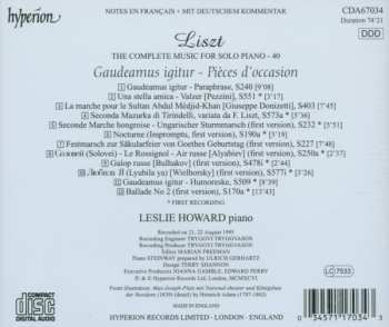 CD Franz Liszt: Gaudeamus igitur – Pièces D'Occasion 301534