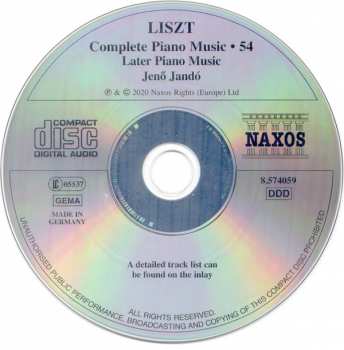 CD Franz Liszt: Historical Hungarian Portraits 270083