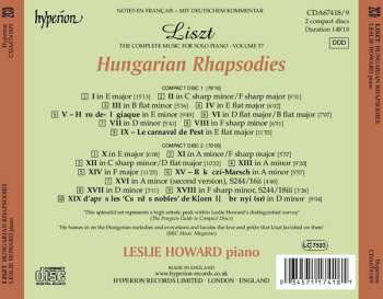2CD Franz Liszt: Hungarian Rhapsodies 446835