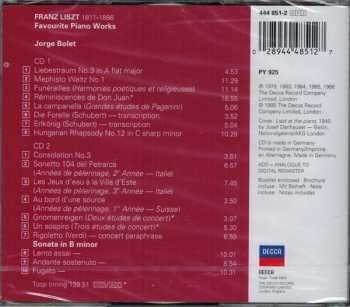 2CD Franz Liszt: Liebestraum / Favorite Piano Works = Beliebte Klavierwerke 44852