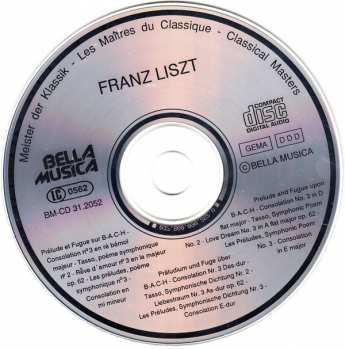 CD Franz Liszt: Liebestraum ⋅ Les Préludes 189019