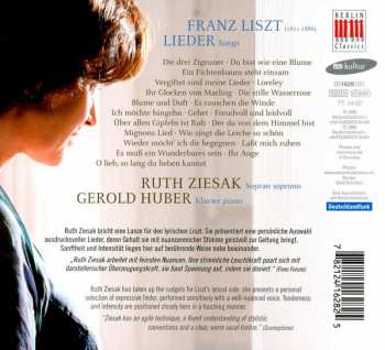 CD Franz Liszt: Lieder 292889