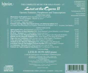2CD Franz Liszt: Liszt At The Opera II 304586