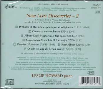 CD Franz Liszt: New Discoveries – 2 324197