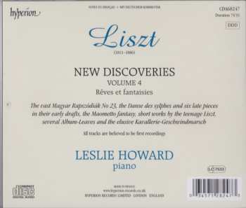 CD Franz Liszt: New Discoveries Volume 4: Réves Et Fantaisies 342859