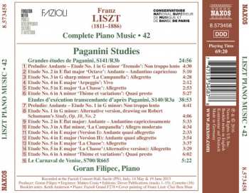 CD Franz Liszt: Paganini Studies 183853