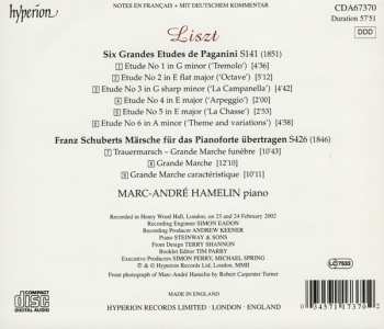 CD Franz Liszt: Paganini Studies & Schubert March Transcriptions 117808