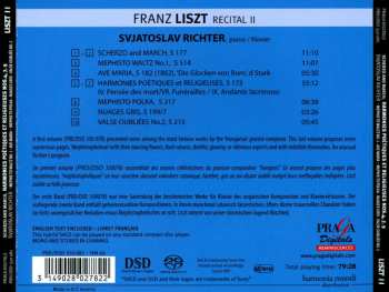 SACD Franz Liszt: Scherzo And March • Harmonies Poétiques Et Religieuses Nos.4, 7, 9 • Méphisto-Waltz No.1 • Ave Maria • Méphisto-Polka •  Nuages Gris • Valse Oubliée No.2 (Liszt II) LTD 466716