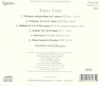 CD Franz Liszt: Sonata, Ballades And Polonaises 292722